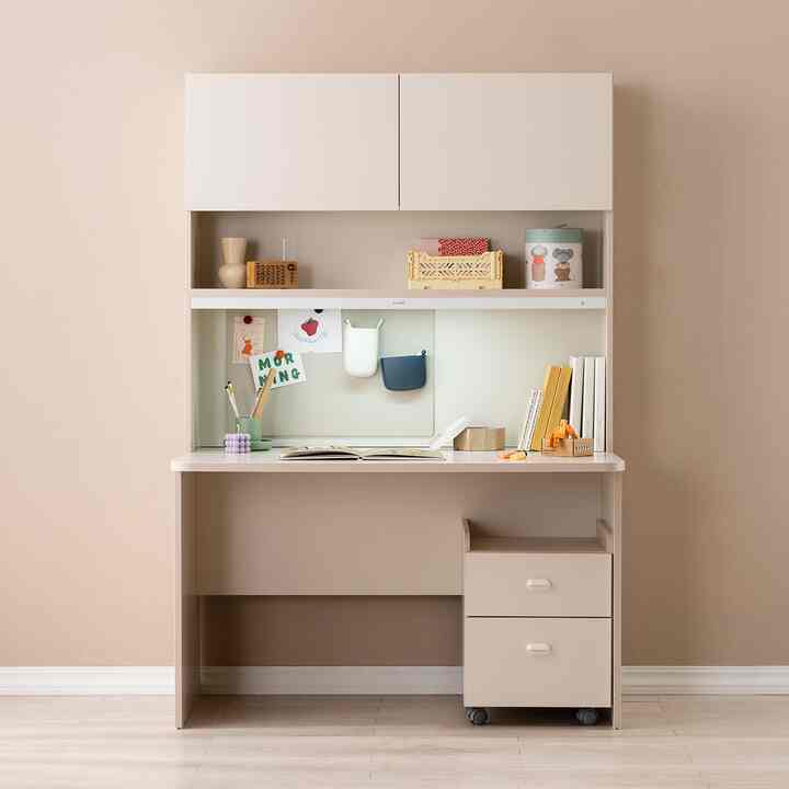 ローナン 120cm テスクセット フラップドア型［3色］