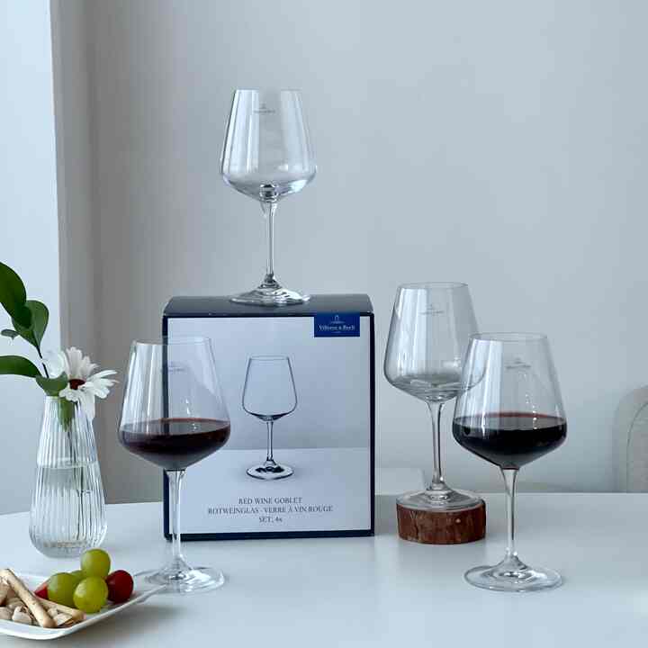 Ovid Red Wine Goblet 4Pセット