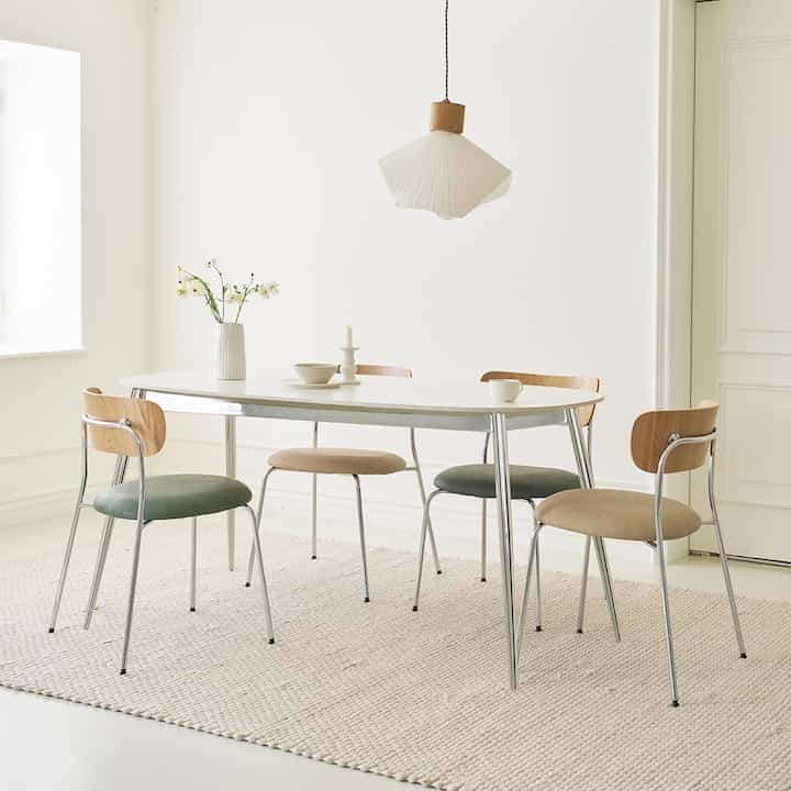 LIBEN セラミックダイニングテーブル 160cm［2色］