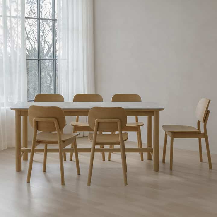 Raon セラミックダイニングテーブル 180cm［2色］