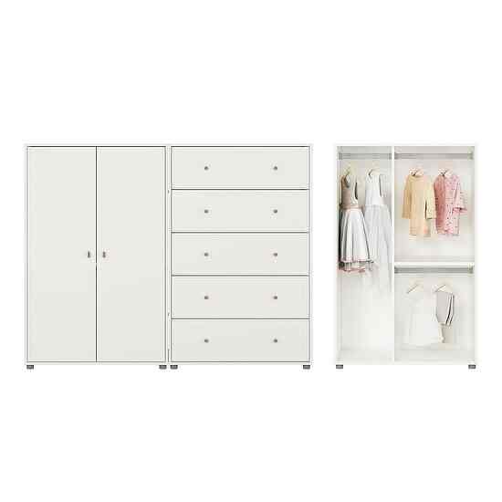 BONA べービークロゼット 5段 引き出し式 160cm