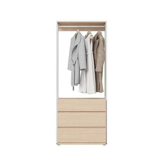 스테이 내추럴 드레스룸 84cm 3단서랍형_단독형 가격 비교 한샘 스테이 내추럴 드레스룸 84cm 3단서랍형_단독형
