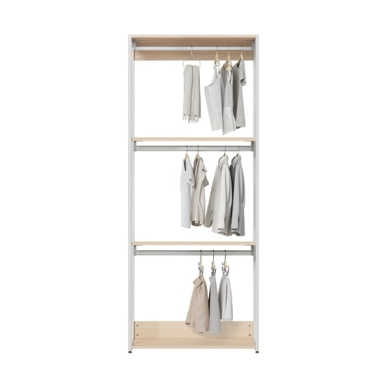 스테이 내추럴 드레스룸 84cm 3단행거형_단독형 가격 비교 한샘 스테이 내추럴 드레스룸 84cm 3단행거형_단독형