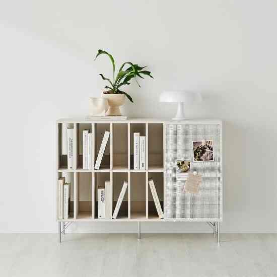 アーカイブ オープン収納棚 120cm［3色］