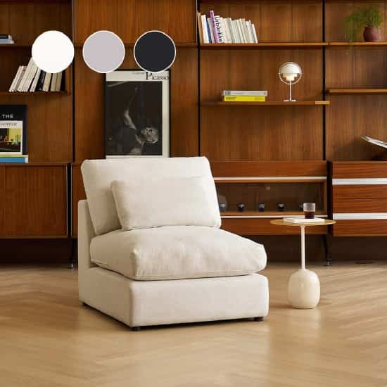 Daily Goose 1人掛けアームレスソファ［2種・3色］