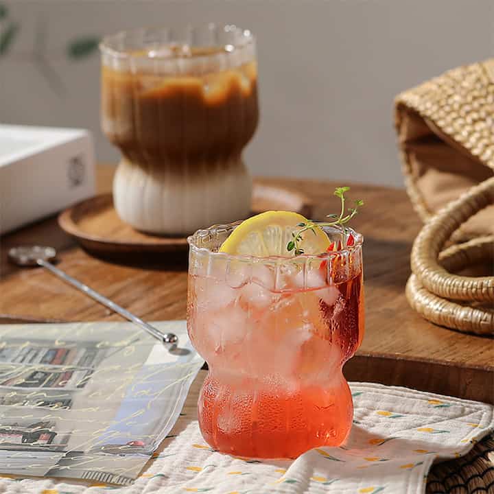 Ripple Glass Cup Set of 2