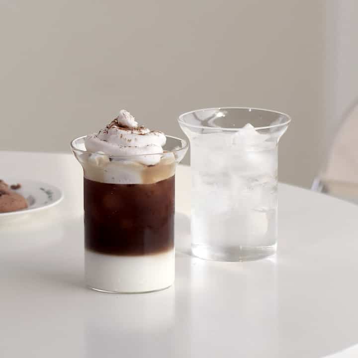 Y-Shaped Glass Cup Set of 2