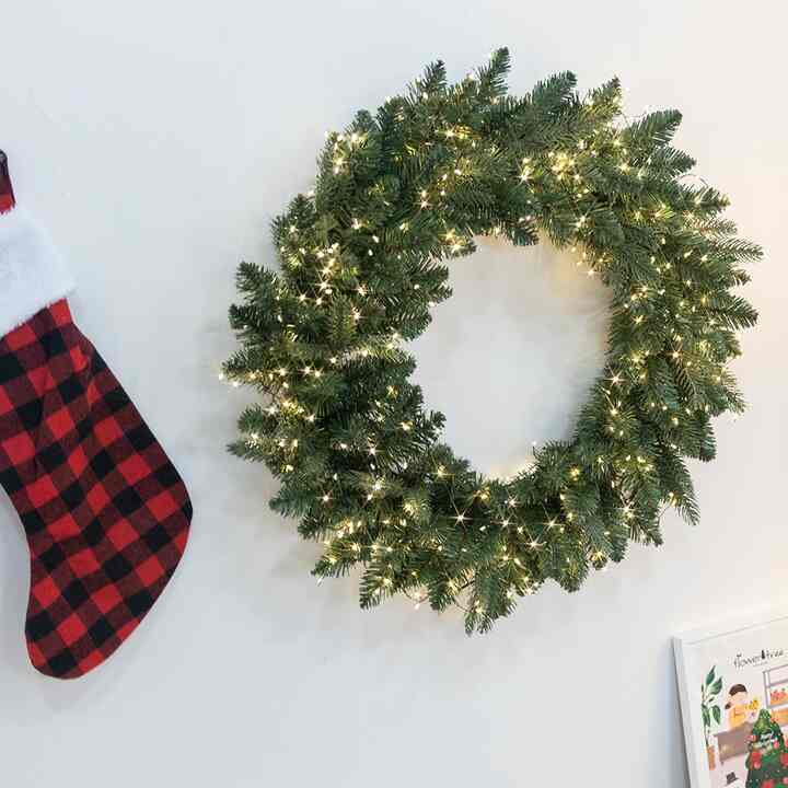 Green Wave クリスマスリース［4サイズ］