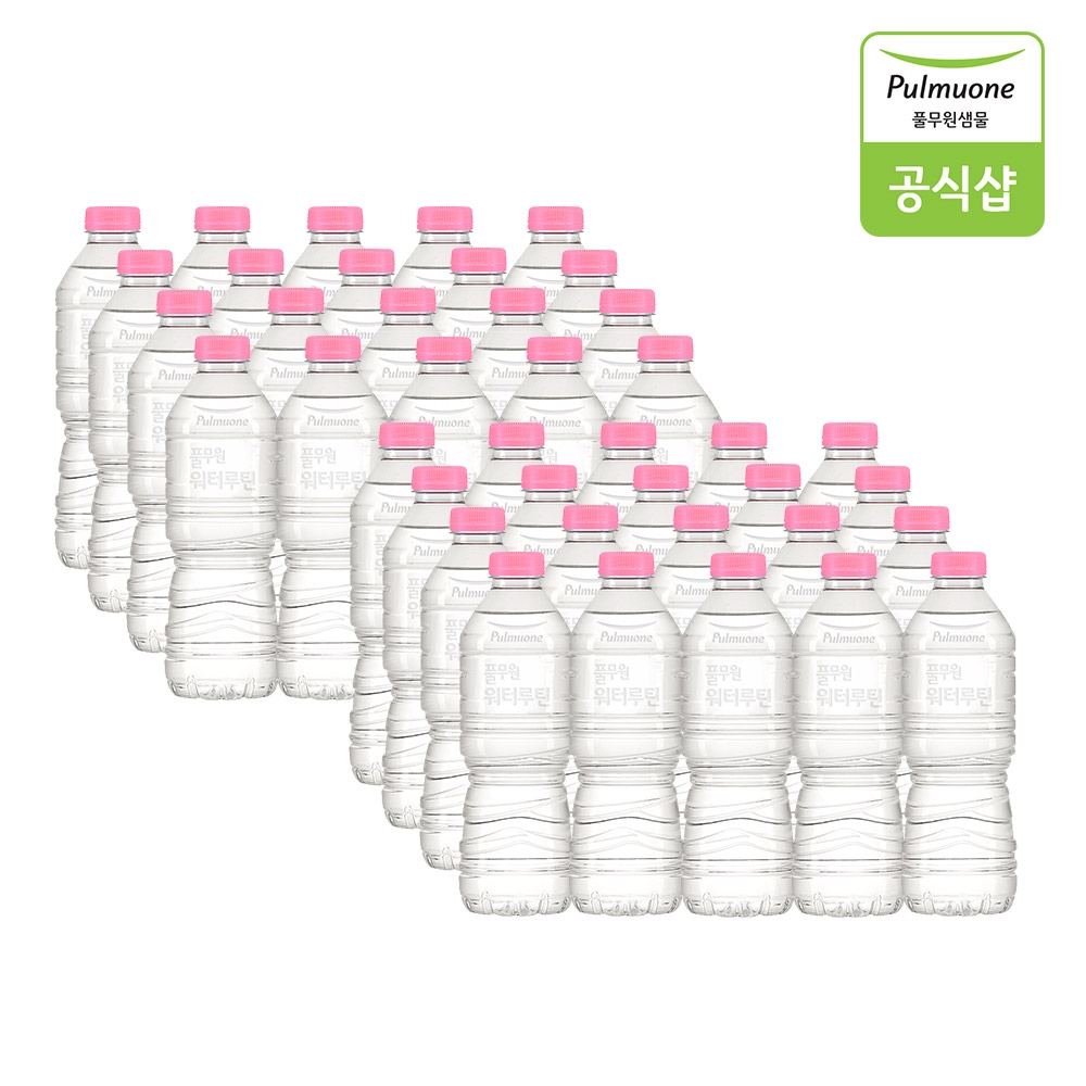 풀무원샘물 *풀무원 워터루틴 무라벨 생수 500ml, 40병