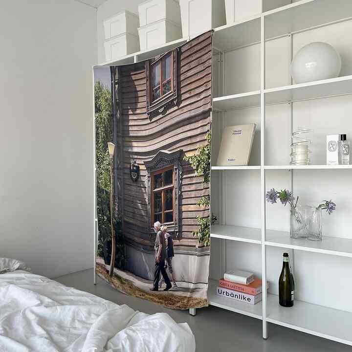 ファブリックポスター 13_Old couple`s walk 120x180cm