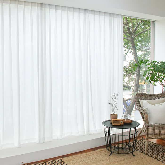 ホテル式 シフォンカーテン［3種］