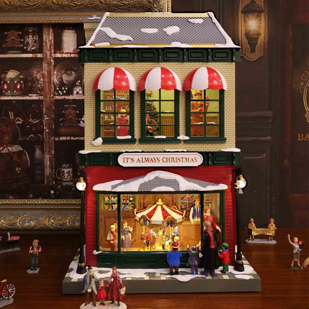 MrChristmas 미국 MrChristmas 미스터크리스마스 백화점 회전목마 오르골 뮤직박스