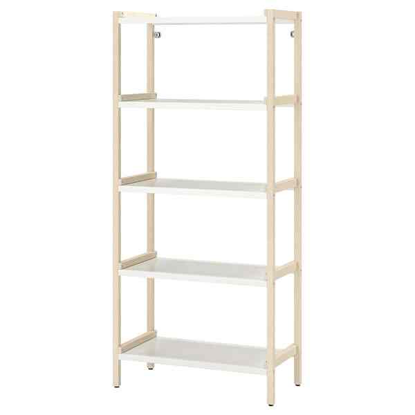 EKENABBEN エーケナッベン オープンシェルフユニット, 70x34x154 cm