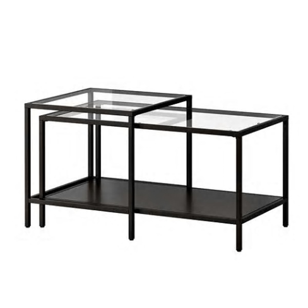 IKEA VITTSJÖ ヴィットショー ネストテーブル2点セット | ロー
