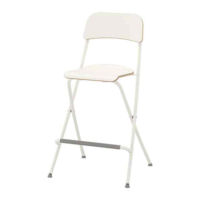 FRANKLIN フランクリン バースツール 背もたれ付き 折りたたみ式【2colors】