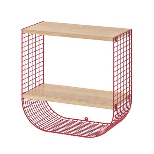 IKEA (SVENSHULT スヴェンスフルト)ウォールシェルフ SVENSHULT スヴェンスフルト ウォールシェルフ, グレーグリーン