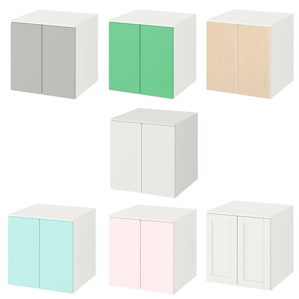 IKEA SMÅSTAD スモースタード / PLATSA プラッツァ キャビネット［10色