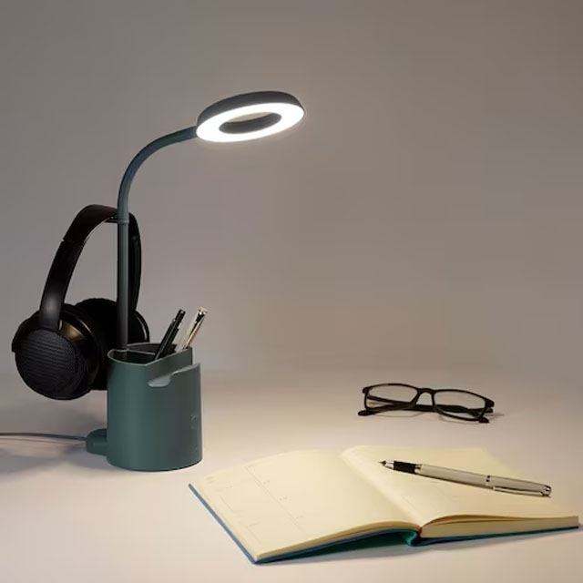 BRUNBAGE 브룬보게 LED작업등 with storage 밝기조절 터쿼이즈 가격 비교 이케아 BRUNBAGE 브룬보게 LED작업등 with storage 밝기조절 터쿼이즈