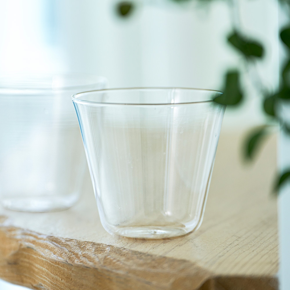 라세라미끄 언더리본 투명 유리 글라스 330ml