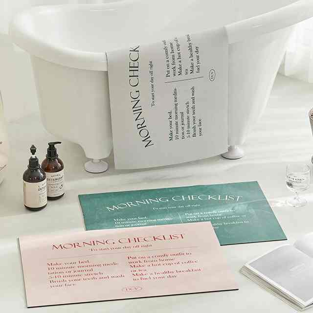 MODERN TYPO 珪藻土バスマット【3colors】