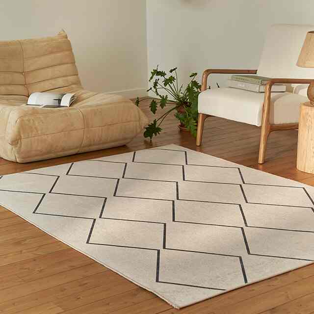 Dia Line はっ水ラグ［2サイズ］