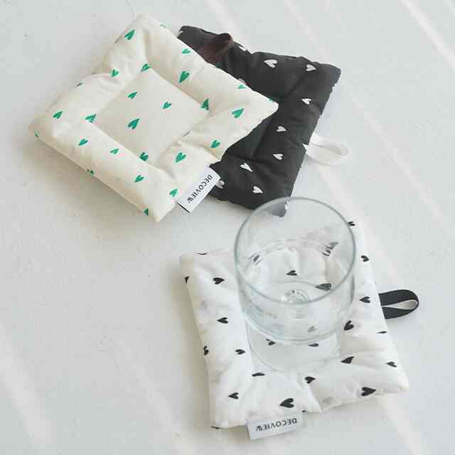 ミニハート ティーコースター［3色］