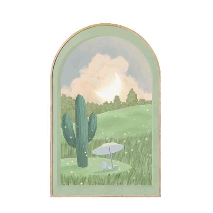 Eboney キャンバスアーチ型 ポスター［2サイズ］