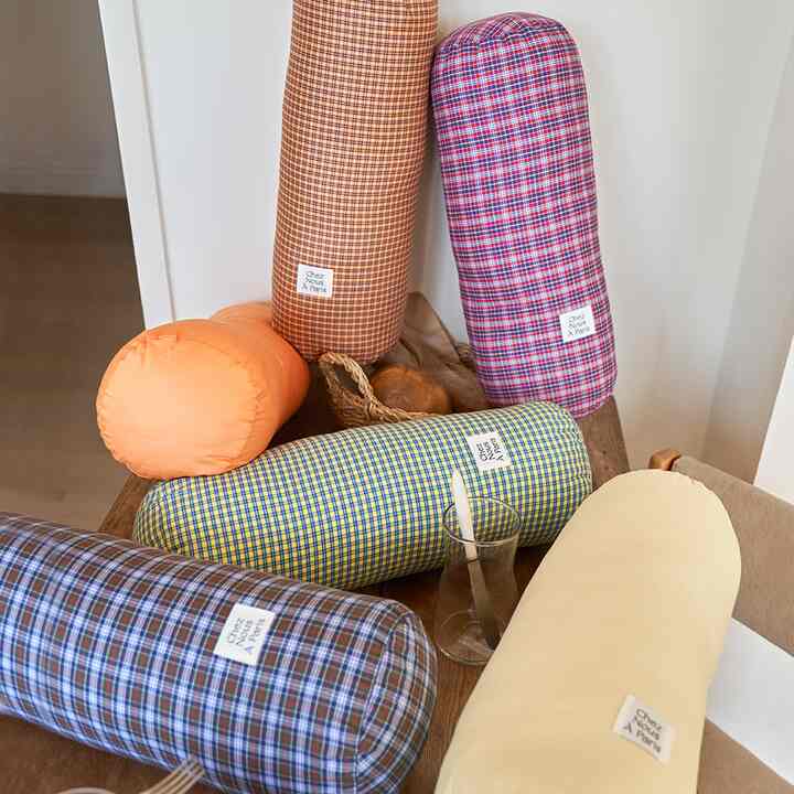 【中身付き】キャンディ ロールクッション［6色］