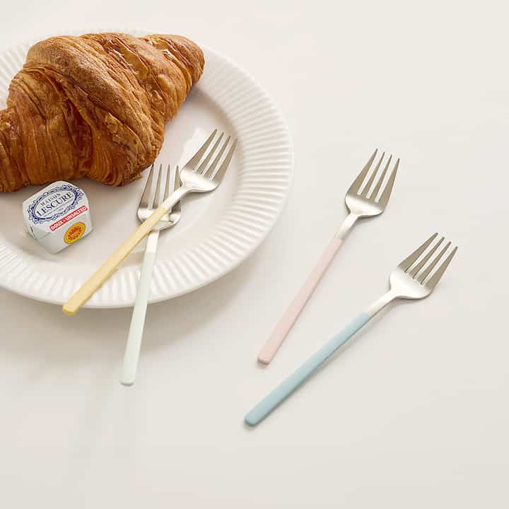 Pastel Tea Fork Set of 4