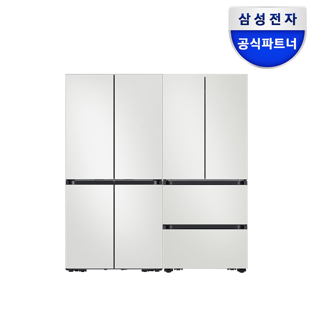 오늘의집 삼성 비스포크 4도어 냉장고 김치냉장고 세트 RM70F63R2A+RK70F42M2A