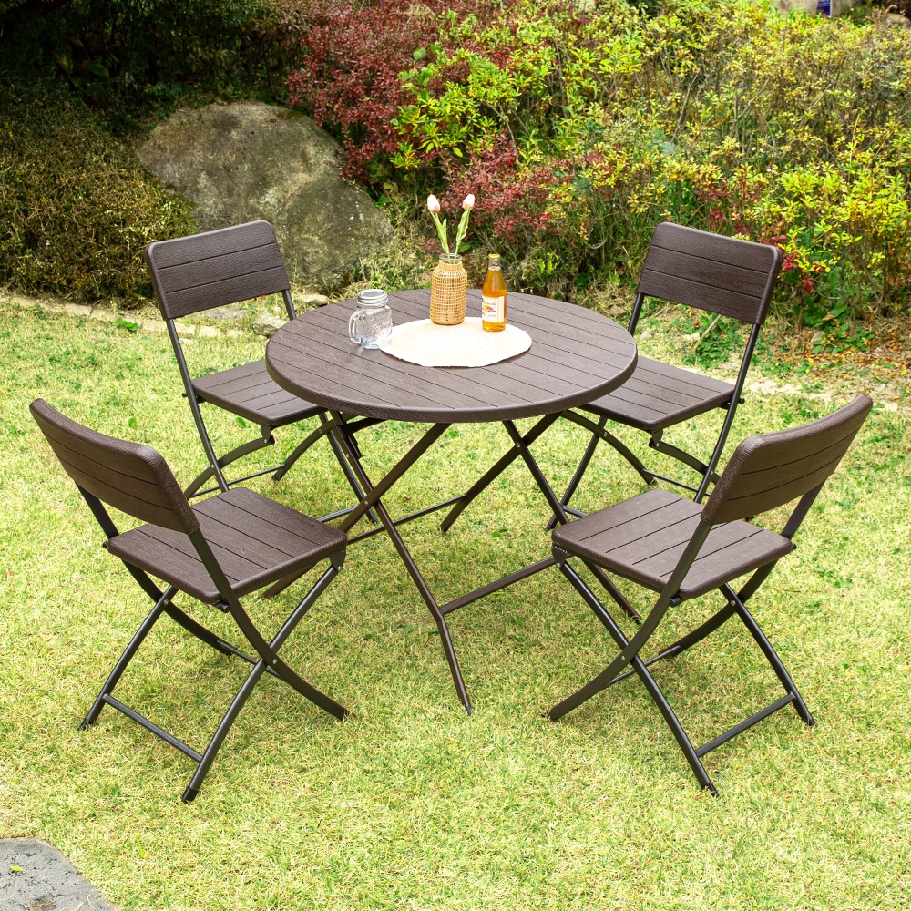 위드퍼니처 아르망 900 원형 브로몰딩 테이블 아르세 4인 세트