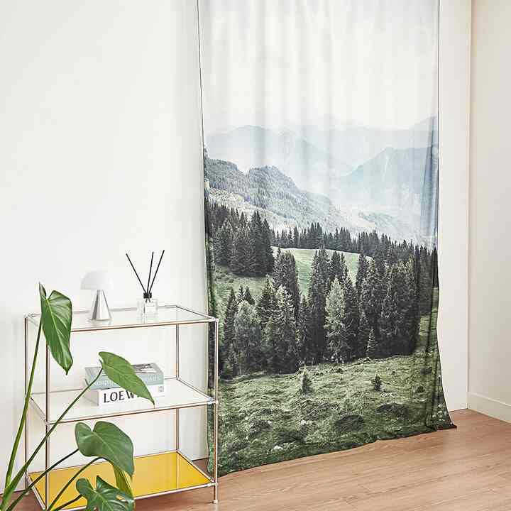 透けないシフォンファブリックポスター（マウンテンビュー）［2種・3サイズ］