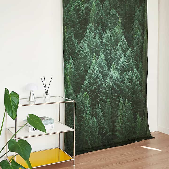 透けにくいシフォン素材 ファブリックポスター（フォレスト）［3サイズ］
