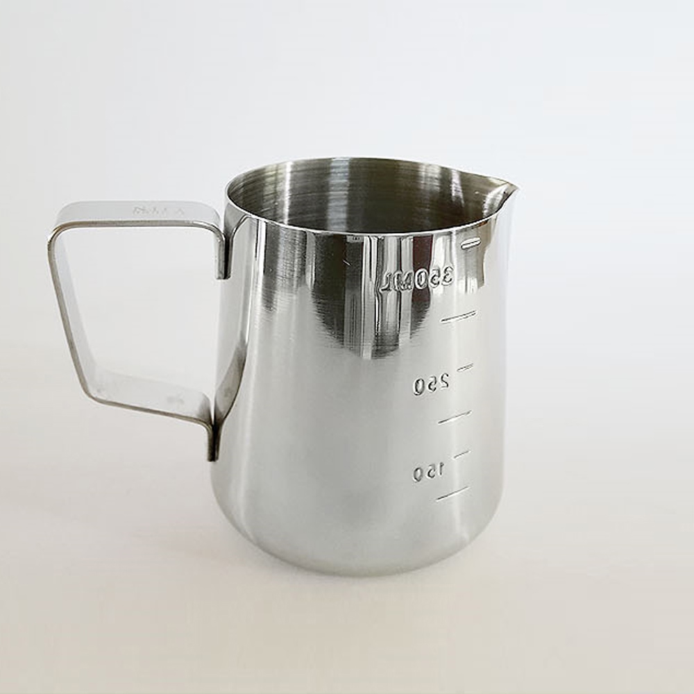 코코비아 프랜드 계량 우유 스팀피쳐 350ml 밀크저그 카페 커피용품