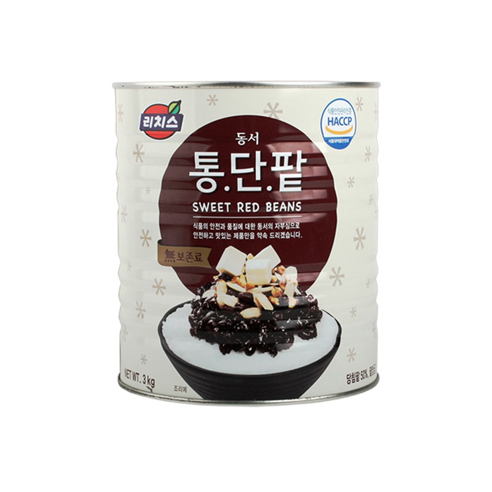 동서 리치스 통단팥 3kg 빙수 팥 가격 추이 코코비아 동서 리치스 통단팥 3kg 빙수 팥 - 최저가 12,900원