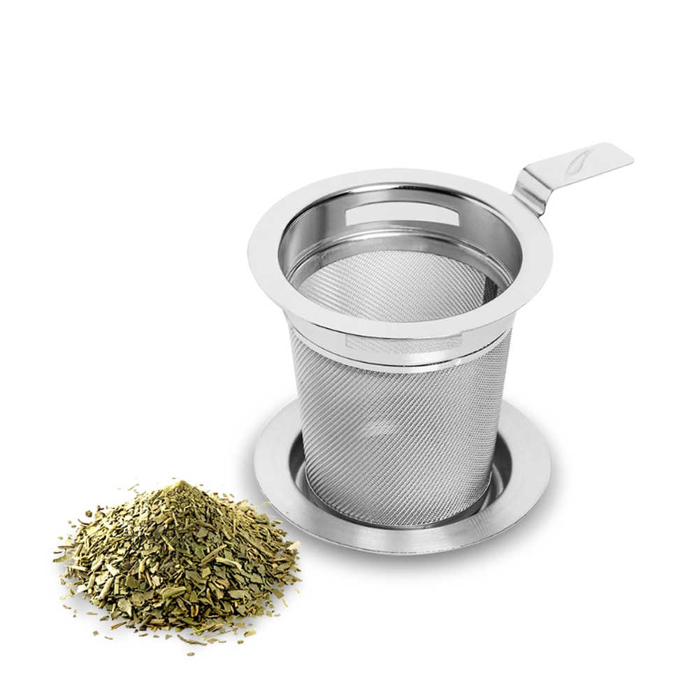 코코비아 고원 손잡이 티스트레이너 75mm 차거름망 티인퓨저 티망 (받침포함)