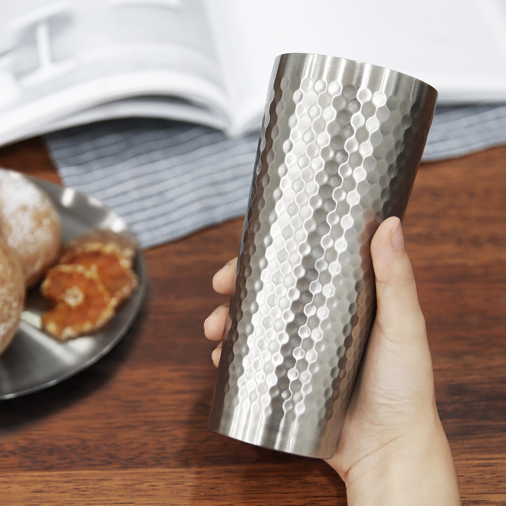 홈앤하우스 보온보냉 이중 스텐 냉장고컵 510ML
