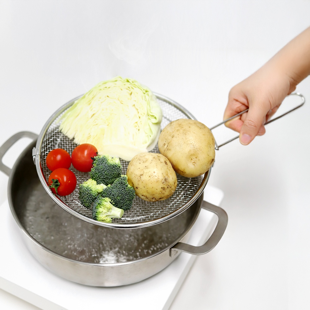 304 스텐 채반 찜기 22cm (탈부착 손잡이 포함) / 원형 핸들 채반 야채 찜기 가격 추이 리본제이 304 스텐 채반 찜기 22cm (탈부착 손잡이 포함) / 원형 핸들 채반 야채 찜기 - 최저가 9,405원
