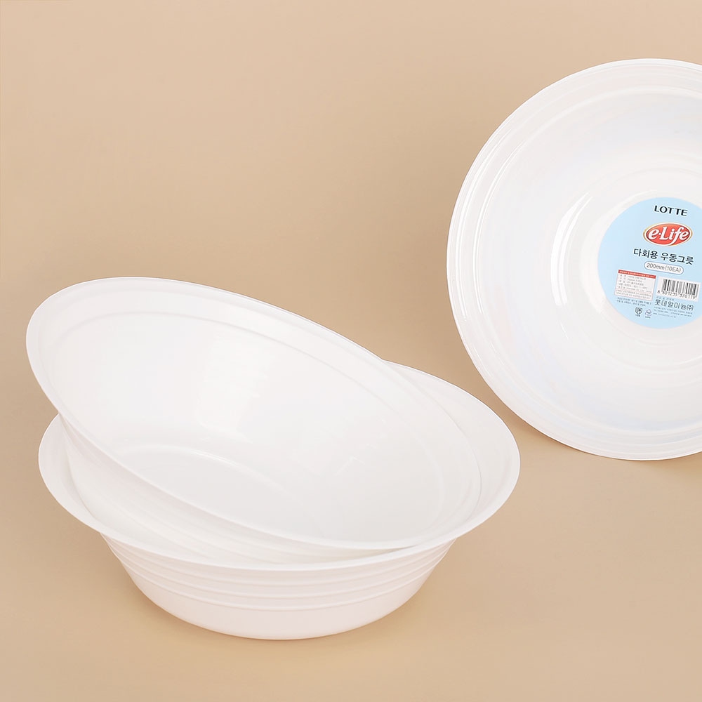 다회용 우동그릇 10개입(20cm) 가격 추이 롯데이라이프 다회용 우동그릇 10개입(20cm) - 최저가 6,100원