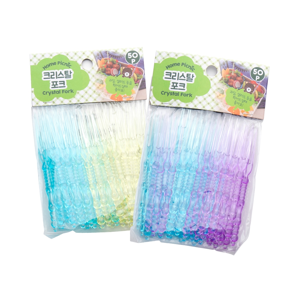 블룸엣홈 크리스탈 과일포크 50P (신제품) 1세트