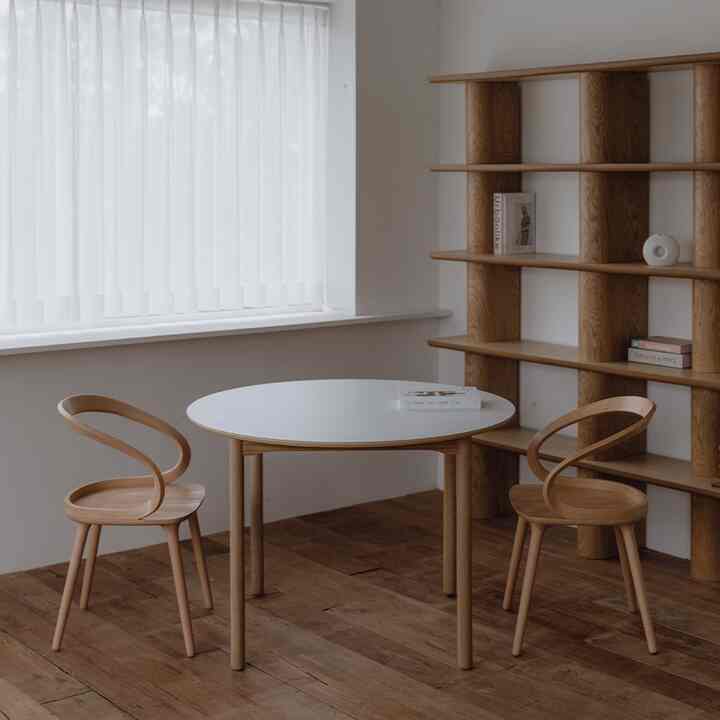 マリー ホマイカ 円形テーブル 110cm