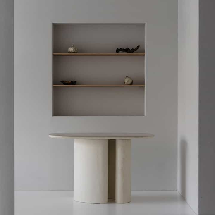 ASCALE ダイニングテーブル 120cm［2色］