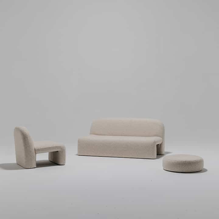 ROMAN E14 ブークレ ソファ