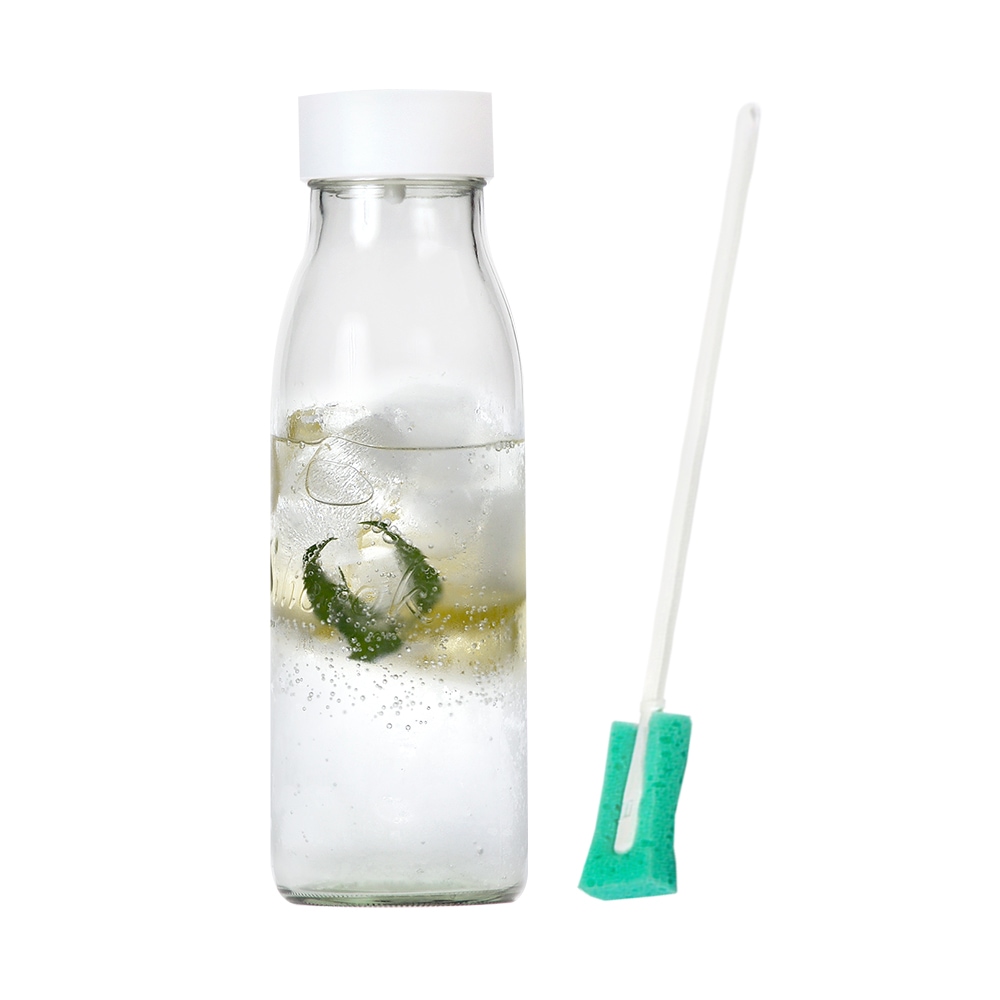 실리쿡 유리물병1000ml +세척솔