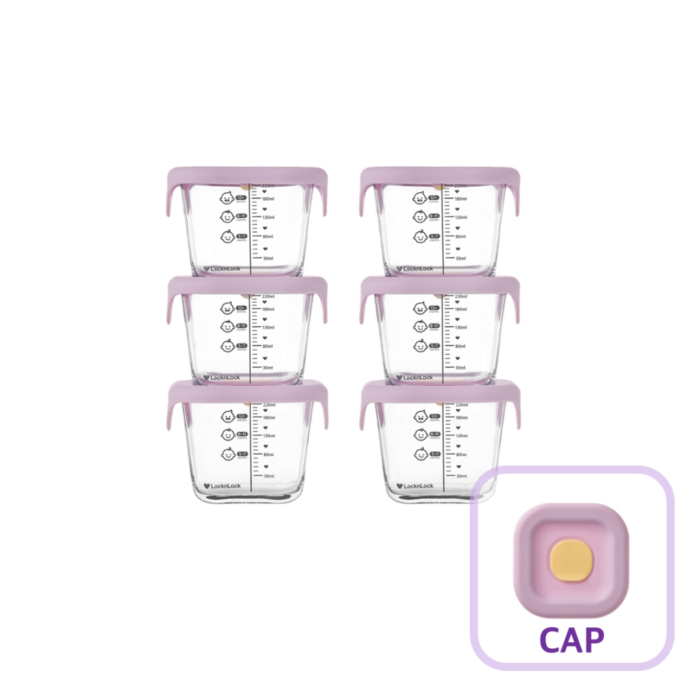 1+1 리틀럽 디어 이유식용기 정사각 실리콘 간편캡 260ml 3P+3P, 총 6P 가격 비교 락앤락 1+1 리틀럽 디어 이유식용기 정사각 실리콘 간편캡 260ml 3P+3P, 총 6P
