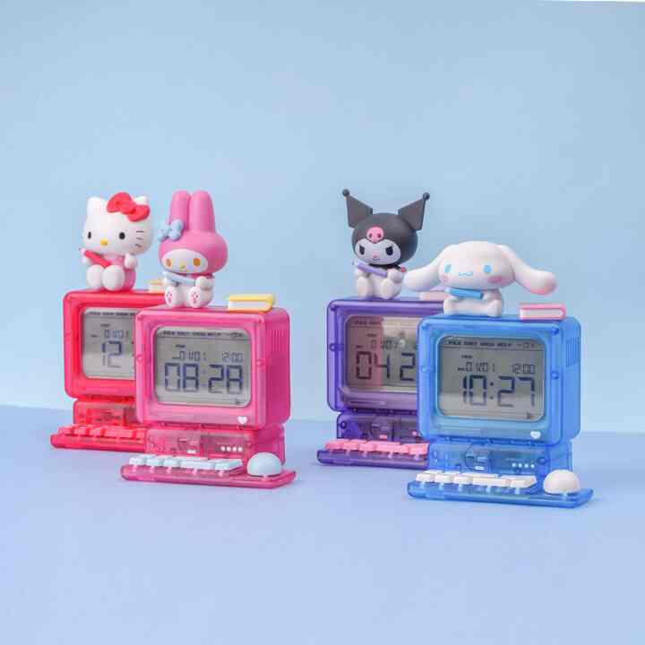 サンリオ レトロ コンピューター クロック 卓上時計［4種］