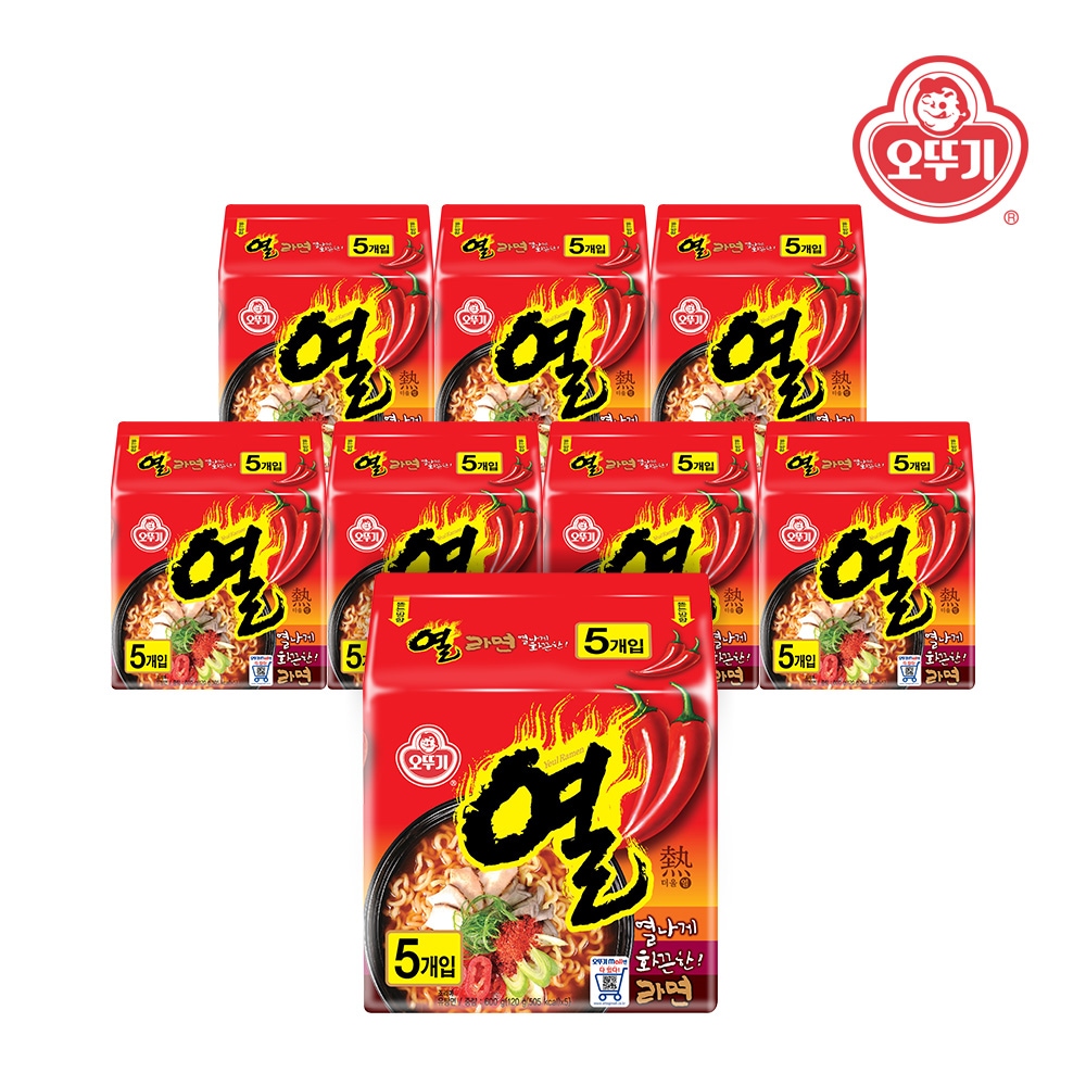 오뚜기 열라면 멀티팩 120g5입*8개
