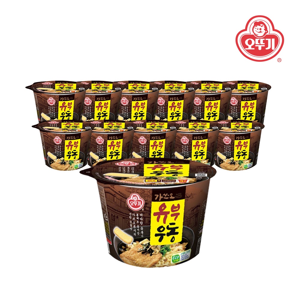 유부우동 용기 100g*12개 가격 비교 오뚜기 유부우동 용기 100g*12개