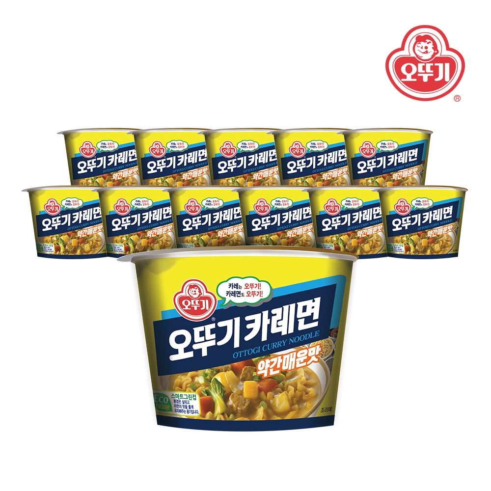 카레면 용기 110g*12개 가격 추이 오뚜기 카레면 용기 110g*12개 - 최저가 16,425원