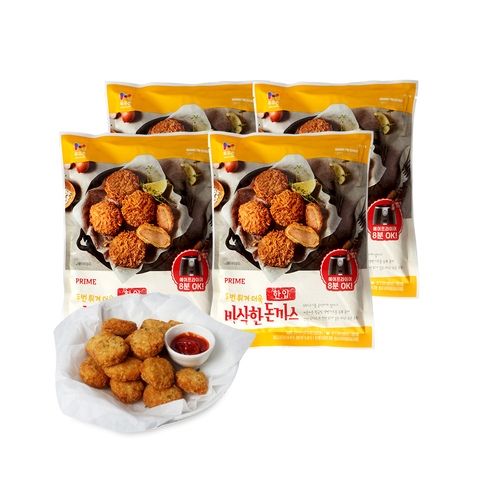 목우촌 프라임 한입돈까쓰 500g 4봉